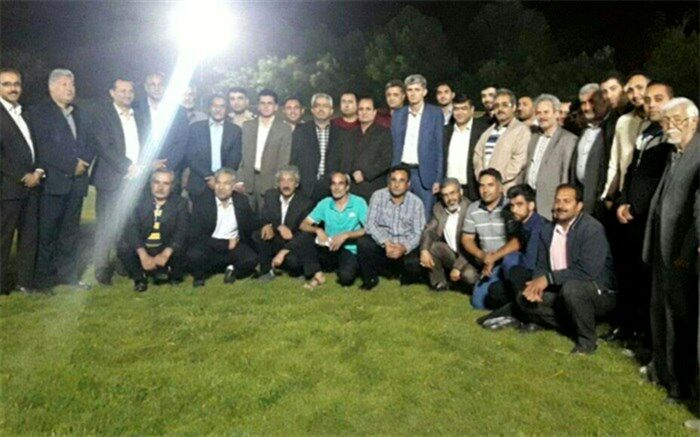 سیستم روشنایی زمین چمن فوتبال تربت جام موردبهره برداری قرارگرفت