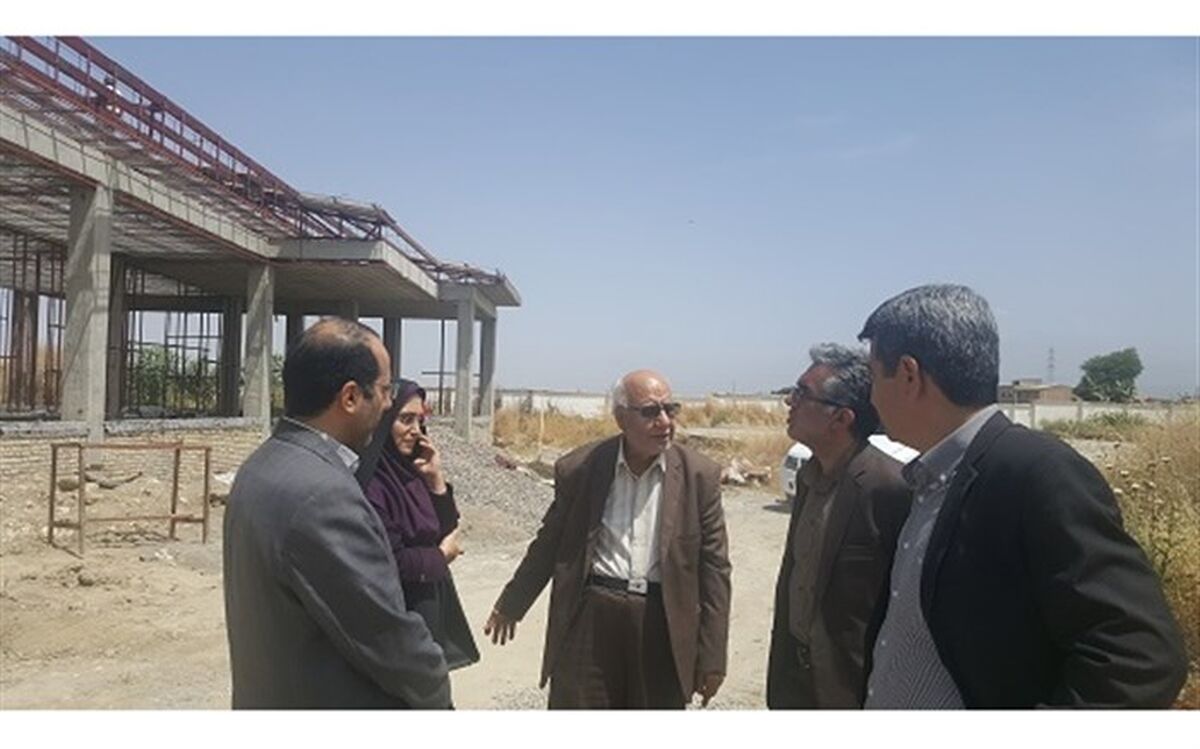 بازدید از روند پروژه های مدارس در حال ساخت شهرستان گرگان