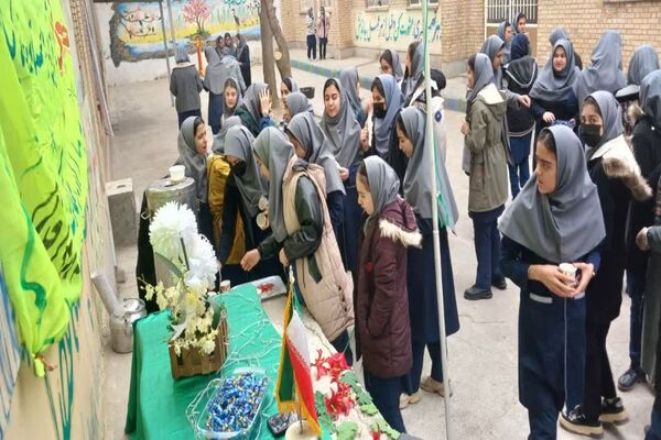 جشن عید مبعث در مدرسه فدک فاروج