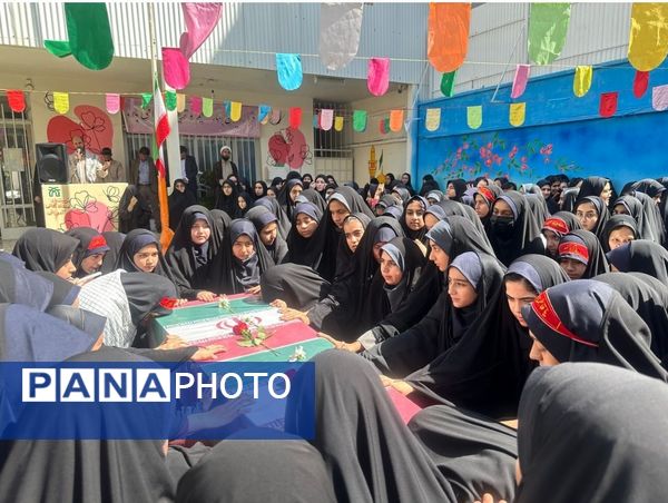 افتتاح وتشکیل سنگر رفافت در دبیرستان دخترانه امام حسین (ع) واحد۳