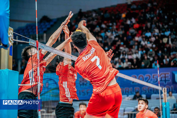 دیدار تیم‌های والیبال دانش‌آموزی ایران و چین