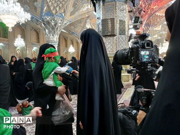 در حریم کوچکترین سرباز کربلا