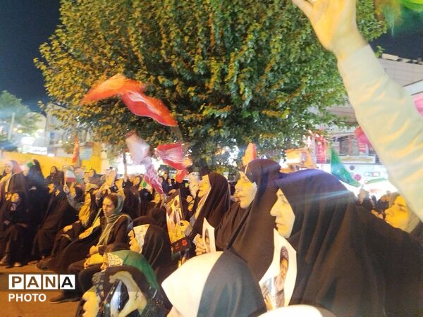 صد و هشتاد و دومین اجتماع مردم رجایی شهر در دفاع از وطن  