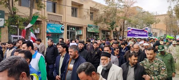 راهپیمایی روز13 آبان در شهر کلات برگزار شد