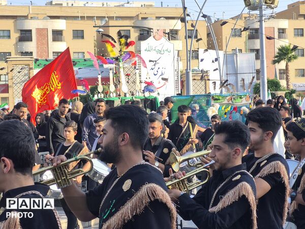 گلستان شهدا میزبان کاروان تاسوعای حسینی شد