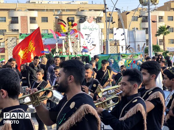 گلستان شهدا میزبان کاروان تاسوعای حسینی شد