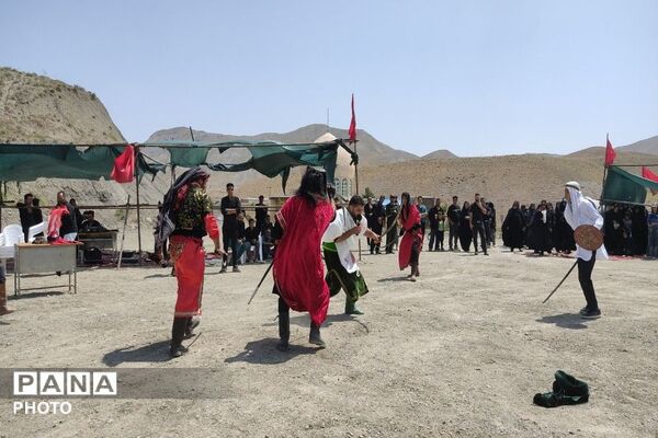 مراسم تعزیه خوانی امام حسین (ع) در روز عاشورای حسینی، شهر بار نیشابور