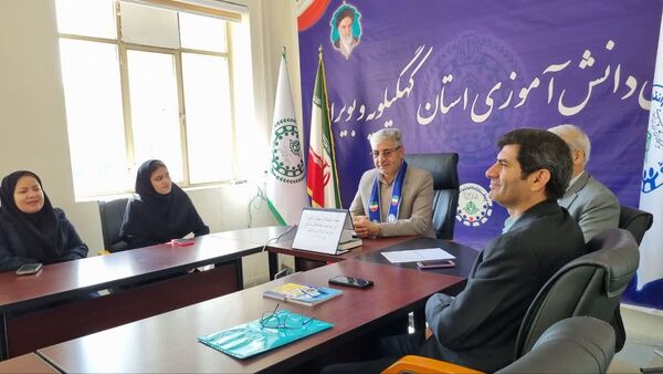 نشست نمایندگان مجلس دانش‌آموزی با رئیس سازمان دانش آموزی کهگیلویه و بویراحمد