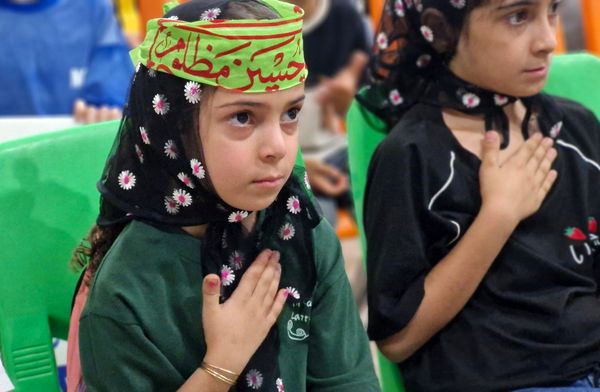 گردهمایی کودکان عاشورایی در گلوگاه 