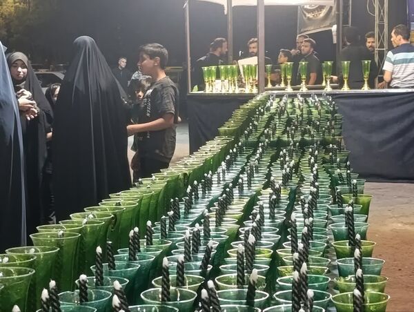 مراسم عزای شام غربت هشتمین آفتاب دل ها، همراه با آیین شمع‌گردانی 