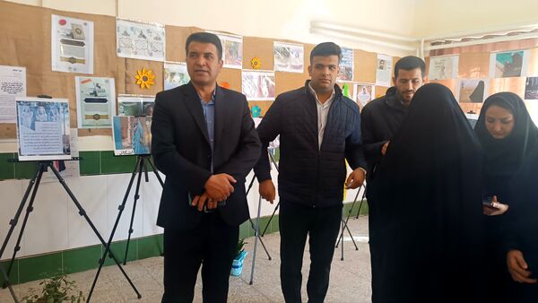 نمایشگاه ایرانمون در مدرسه خدیجه کبری شهرستان کیار