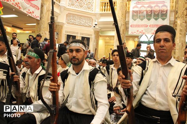 مراسم گرامیداشت شهدای استان چهارمحال و بختیاری در جنگ رمضان