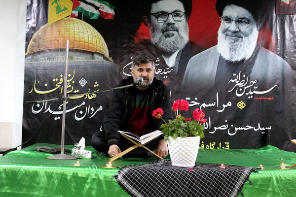 مراسم پاسداشت شهدای مقاومت در شهر درق