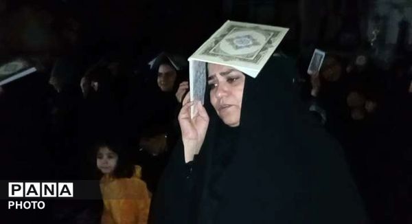 مراسم سومین شب قدر در روستای نقاب خلیل آباد