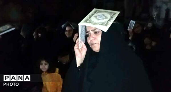 مراسم سومین شب قدر در روستای نقاب خلیل آباد