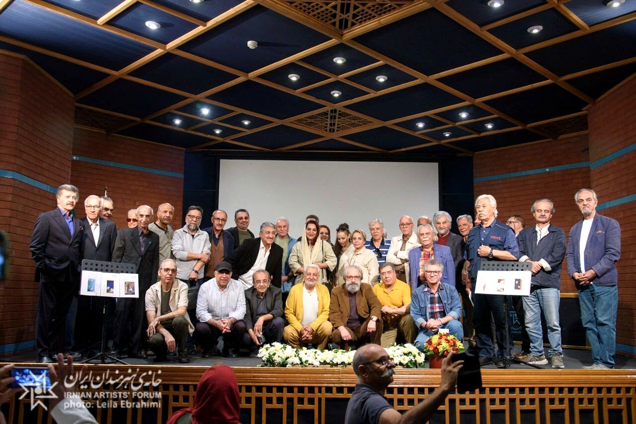 مراسم رونمایی از آثار میهن بهرامی برگزار شد