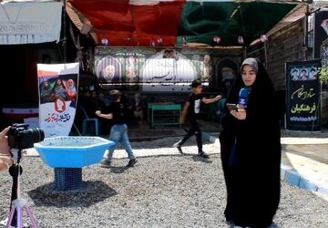 روایت دانش‌آموزان خبرنگار پانا فاروج از «رهبر شهید» در موکب خدمت‌رسانی