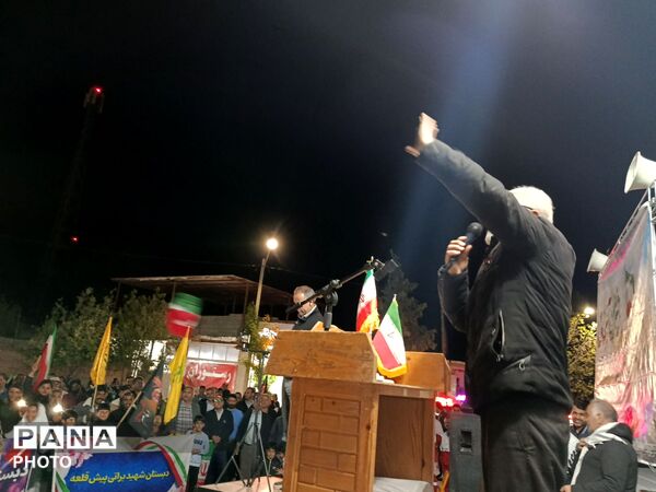 راهپیمایی شهروندان شهرستان مانه 