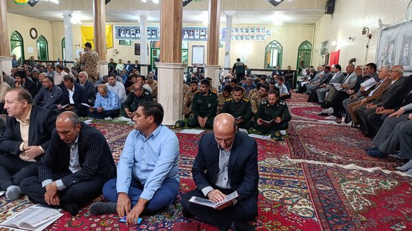 مراسم بزرگداشت شهدای خدمت در ملکان 