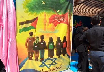 مواکب فرهنگی و پذیرایی در روز اربعین در امامزاده محروق و ابراهیم نیشابور 