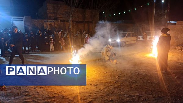 مراسم نور افشانی و ایستگاه صلواتی در شهرستان سملقان