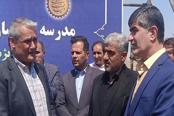 برگزاری آیین خشت گذاری مدرسه 22 کلاسه حاج علی اکبر عبدالملکی ویژه دانش‌آموزان با نیاز های ویژه در شهرستان ملارد
