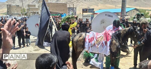 روستای ازناو غرق در ماتم عاشورای حسینی