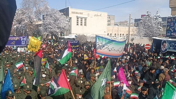 راهپیمایی ۲۲ بهمن در نیشابور 
