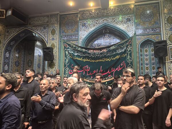 مراسم عاشورای حسینی در انگورستان ملک اصفهان