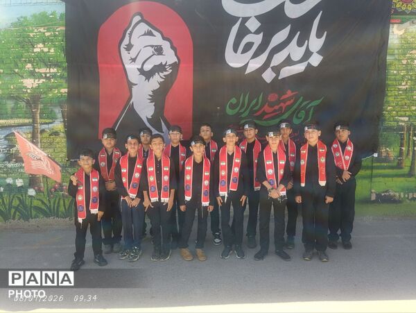دبستان قائم ناحیه۲ میزبان و خدمتگزار زائران رضوی در محرم حسینی بود 