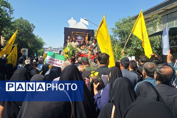 مراسم تشییع پیکر سردار شهید غلامحسین غیب پرور