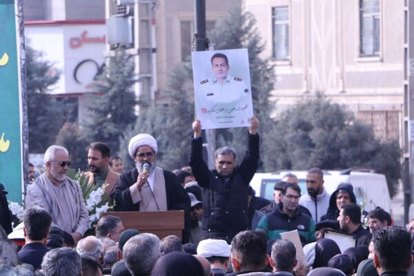 مراسم تشییع پیکر مطهر شهید والامقام شاهین دهقانی