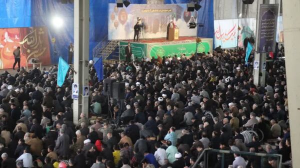 اقامه نماز جمعه روز جهانی قدس در شهرستان سمنان 