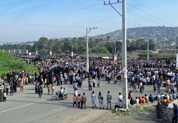 راهپیمایی باشکوه ۲۲ بهمن در میناب