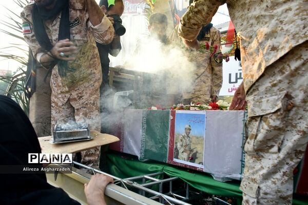 مراسم استقبال از شهید مدافع حرم سید جلال حبیب‌اله‌پور در بابلسر