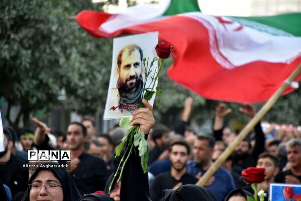 مراسم استقبال از شهید مدافع حرم سید جلال حبیب‌اله‌پور در بابلسر