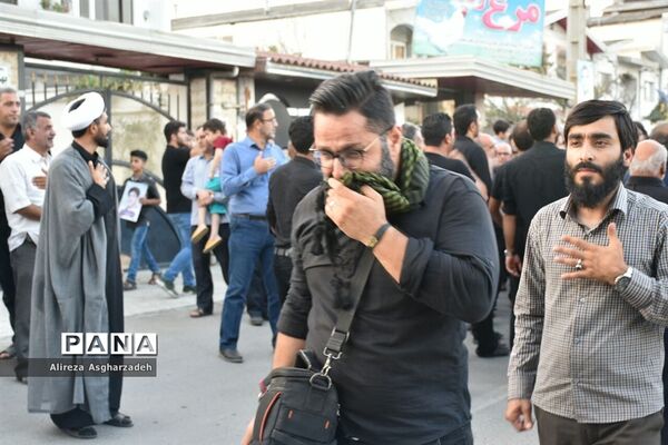 مراسم استقبال از شهید مدافع حرم سید جلال حبیب‌اله‌پور در بابلسر
