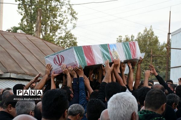 مراسم استقبال از شهید مدافع حرم سید جلال حبیب‌اله‌پور در بابلسر