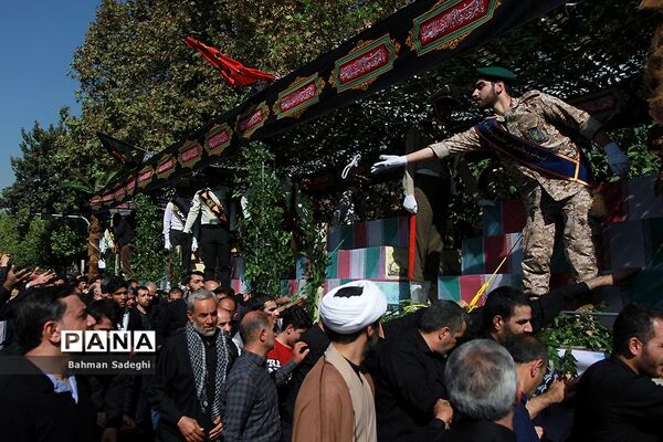 مراسم تشییع پیکرمطهر ۱۳۵شهید گمنام دفاع مقدس