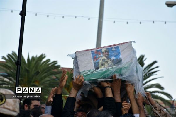 مراسم تشییع پیکر شهیدسید جلال حبیب‌اله‌پور