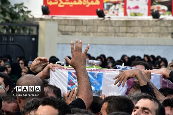 مراسم تشییع پیکر شهیدسید جلال حبیب‌اله‌پور