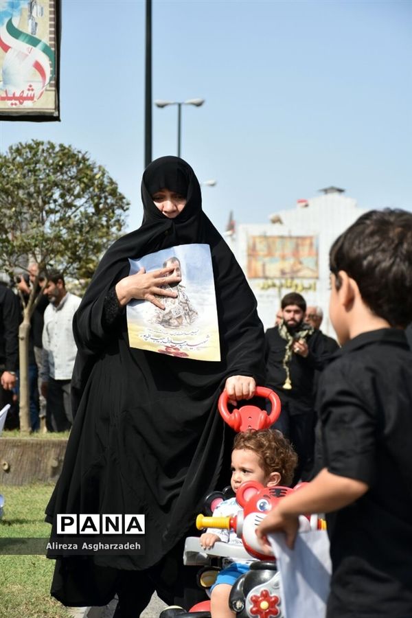 مراسم تشییع پیکر شهیدسید جلال حبیب‌اله‌پور