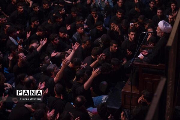 عزاداری سید الشهداء در هیأت فاطمیون قم