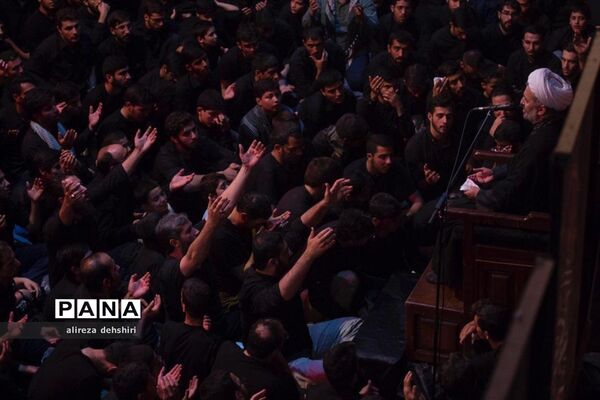 عزاداری سید الشهداء در هیأت فاطمیون قم