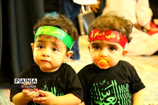 همایش شیرخوارگان حسینی در حسینیه ثارالله قائم شهر