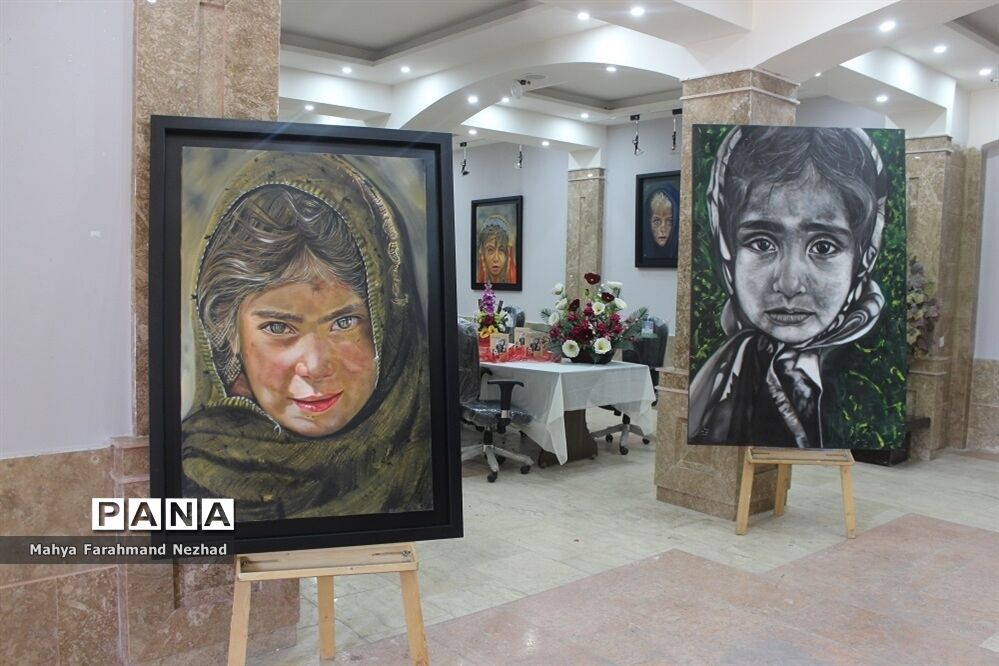 برگزاری نمایشگاه طراحی و نقاشی «آرزوهایی قد آسمان دارند» در اسلامشهر