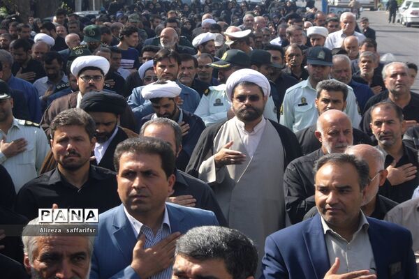 سوگواره «احلی‌من‌العسل» همراه با تشییع پیکر شهید گمنام در اردستان