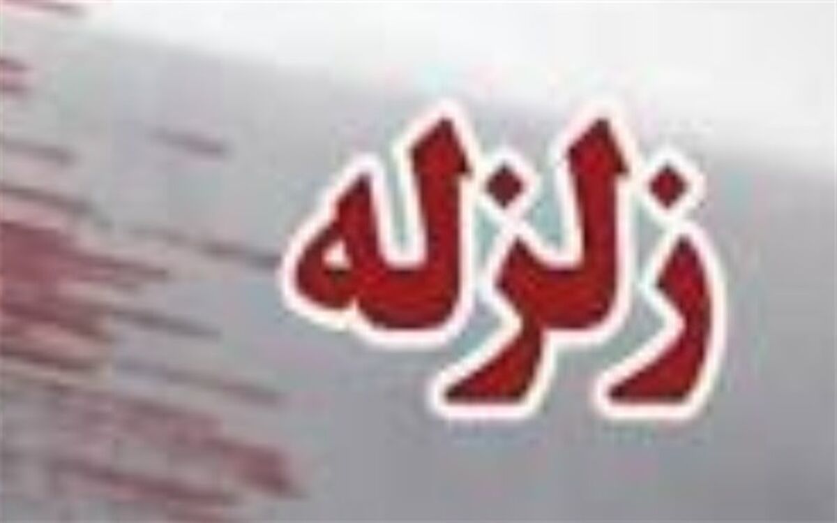 زلزله 4/1 ریشتری تایباد خسارت جانی نداشت