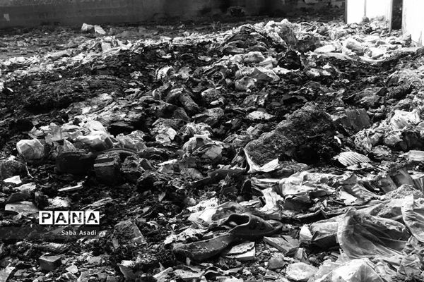 گله دار و سالن ورزشی سوخته