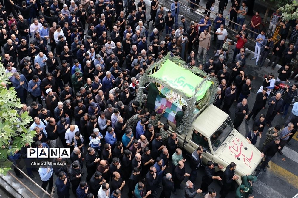 تشییع شهدای گمنام در ساری